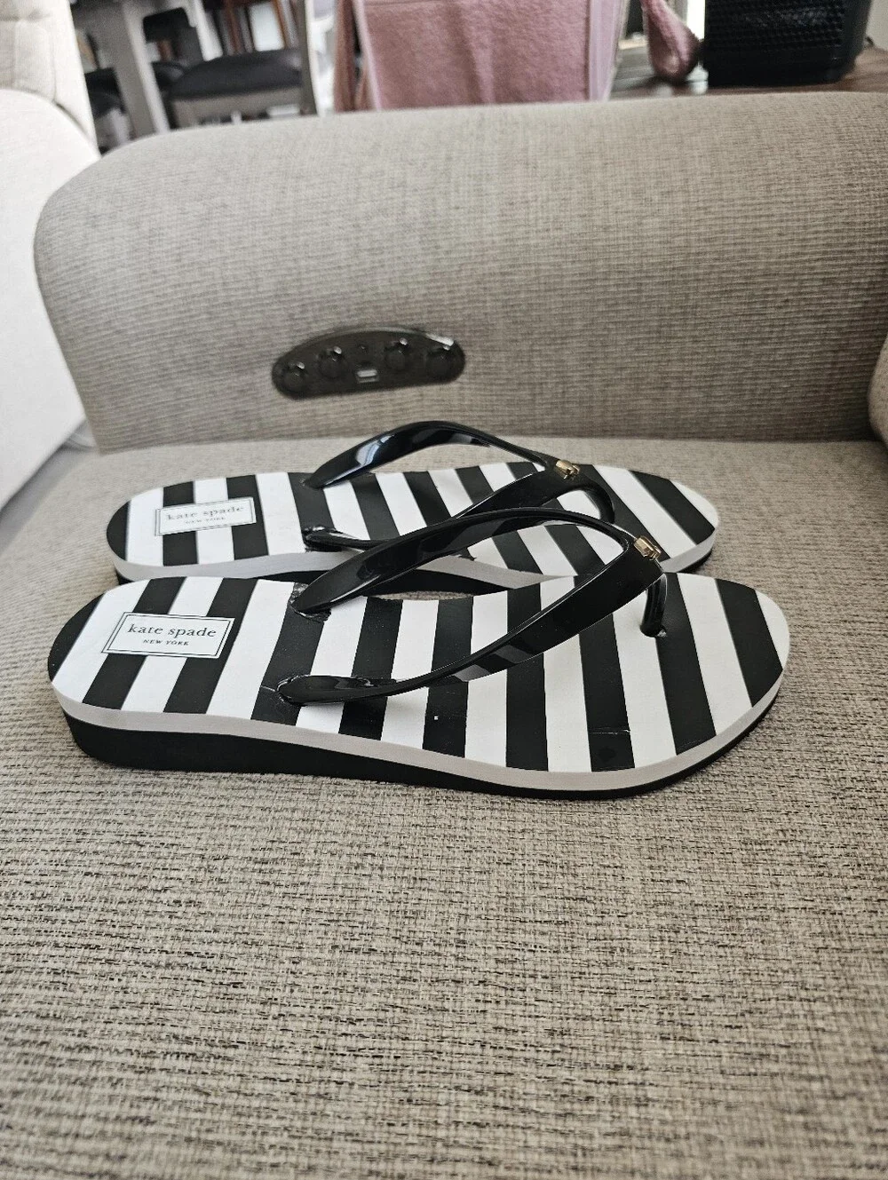 Kate Spade Mini Wedge Flip Flops - Picture 4 of 9